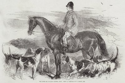 De overleden Sir Richard Sutton, Baronet door F. Grant